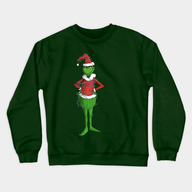 Merry Grinchmas! Crewneck Sweatshirt by Mystik Media LLC